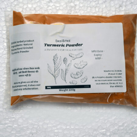 Turmeric Powder (Haldi) Stone hand Grounded 100 gram